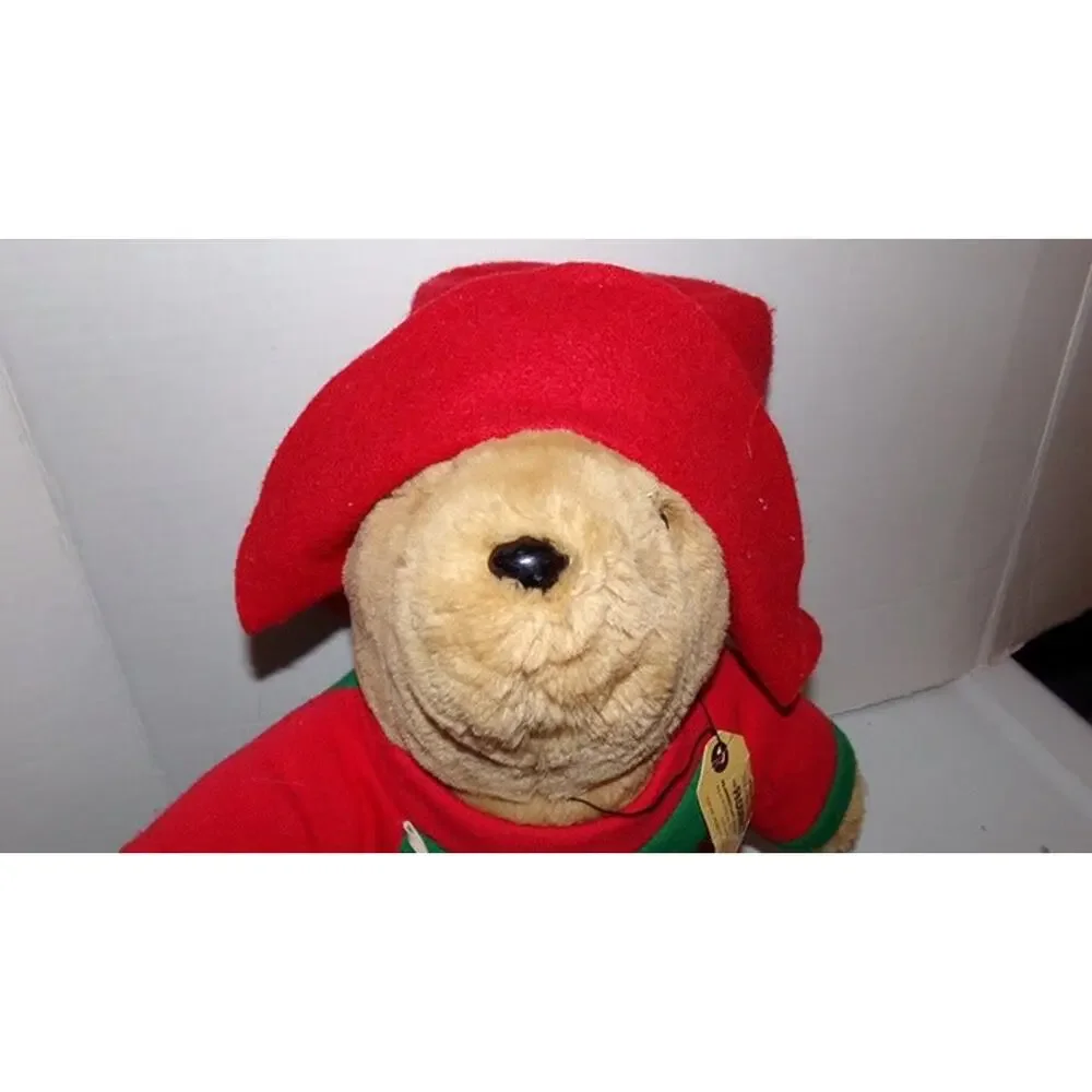 VINTAGE PLUSH STUFFED PADDINGTON BEAR 1995 15" SEARS KIDS GIFTS W/STAR PILLOW - Picture 2 of 8